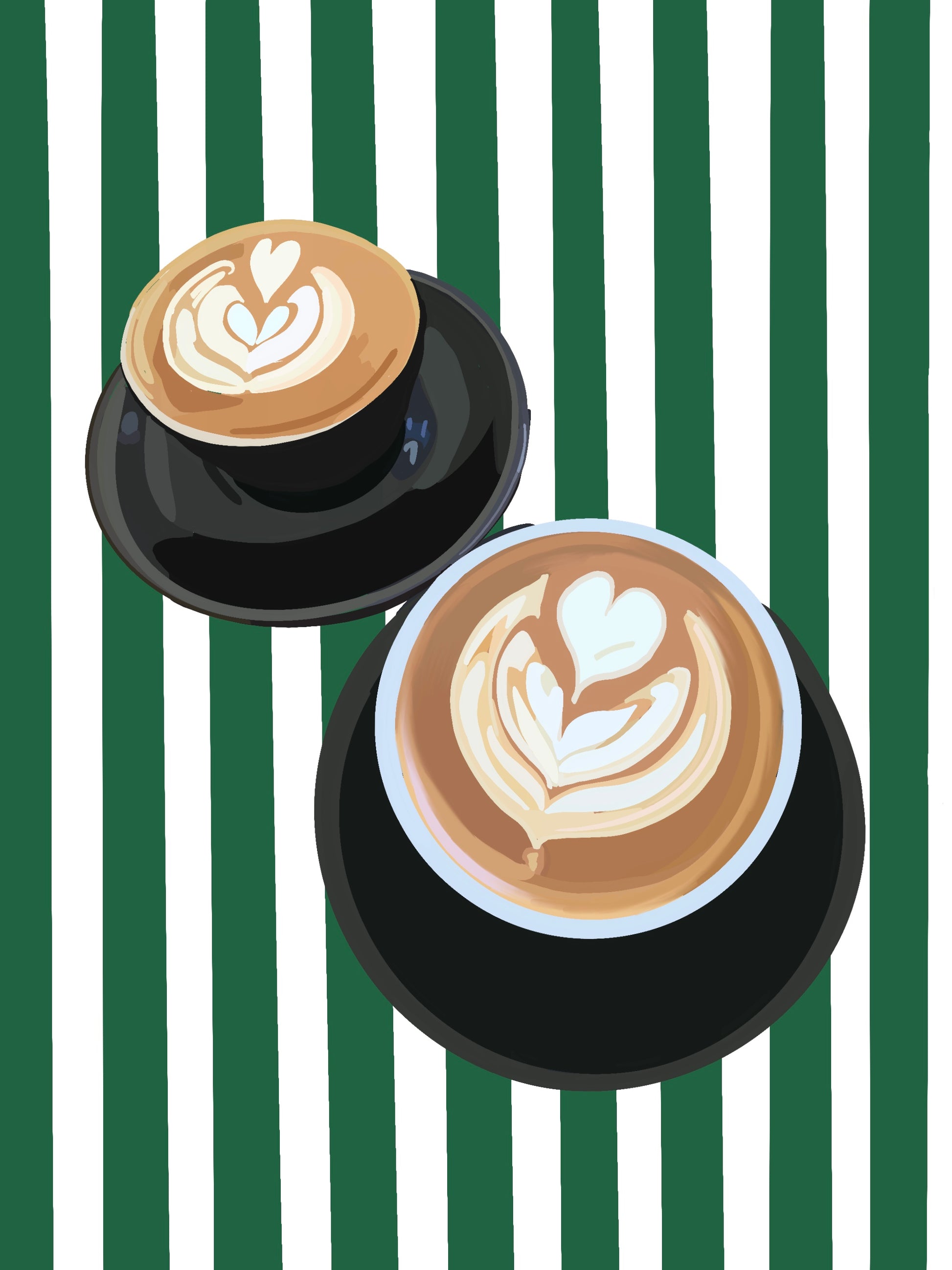 Coffee Club Art Print