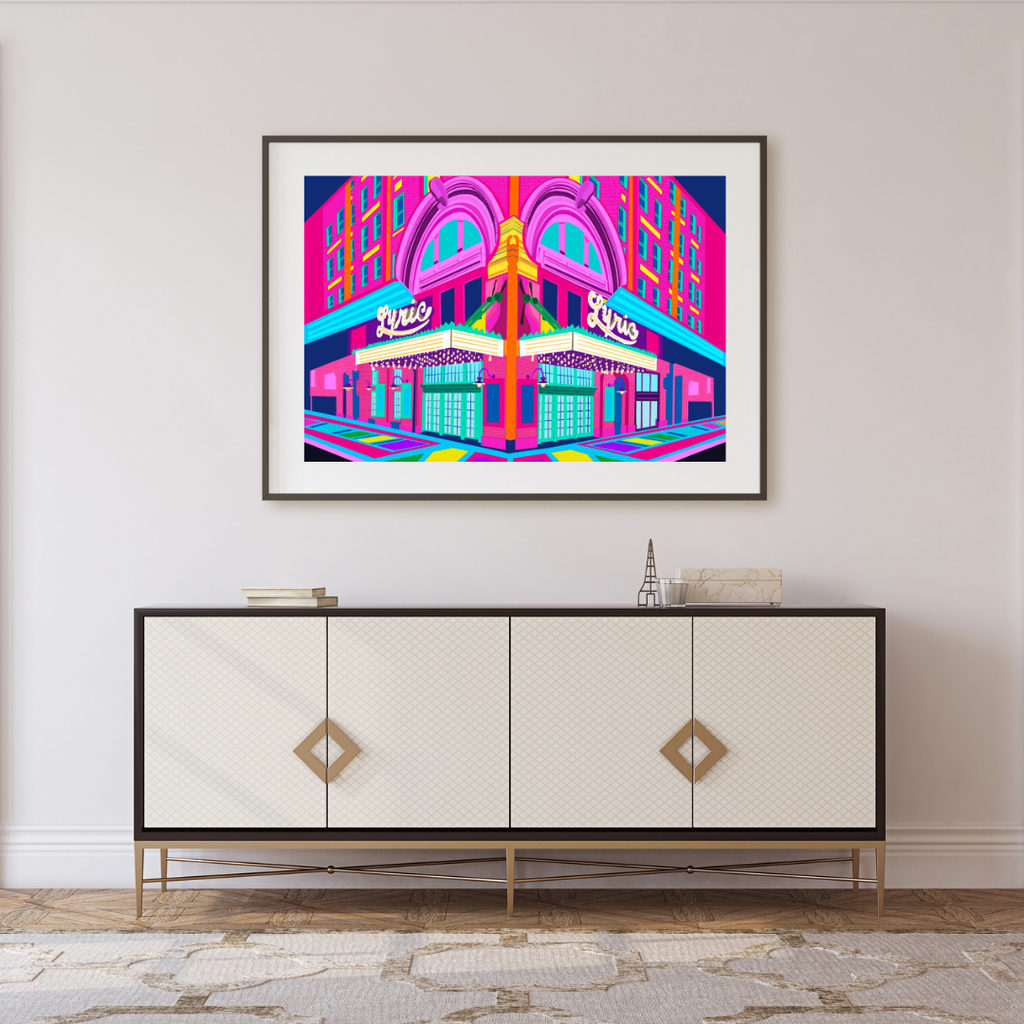 Lyric Bham Historic Theater Art Print