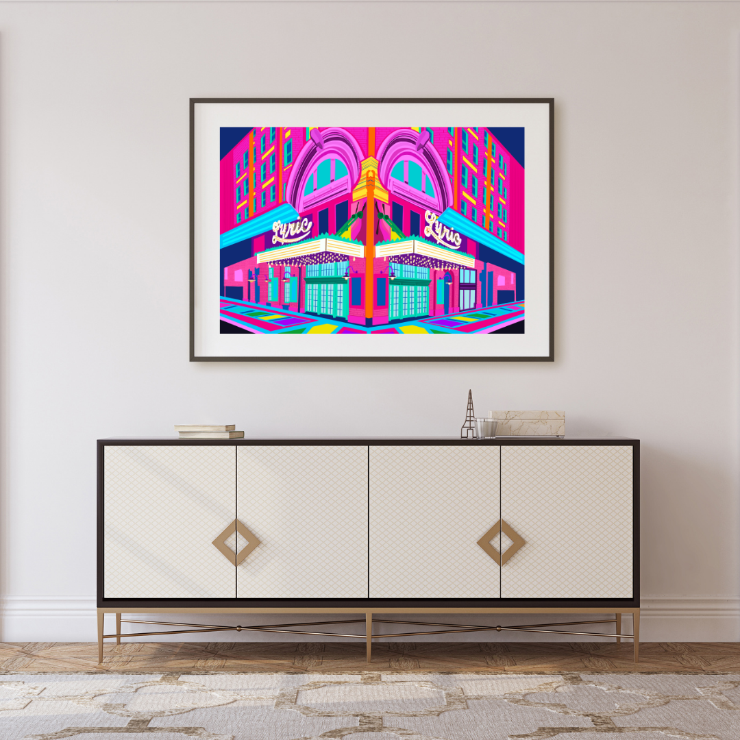 Lyric Bham Historic Theater Art Print