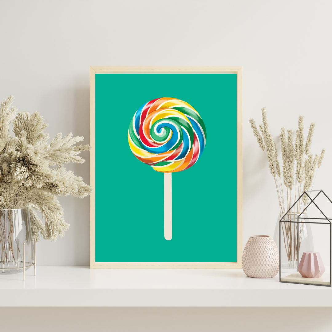 Lollipop Art Print