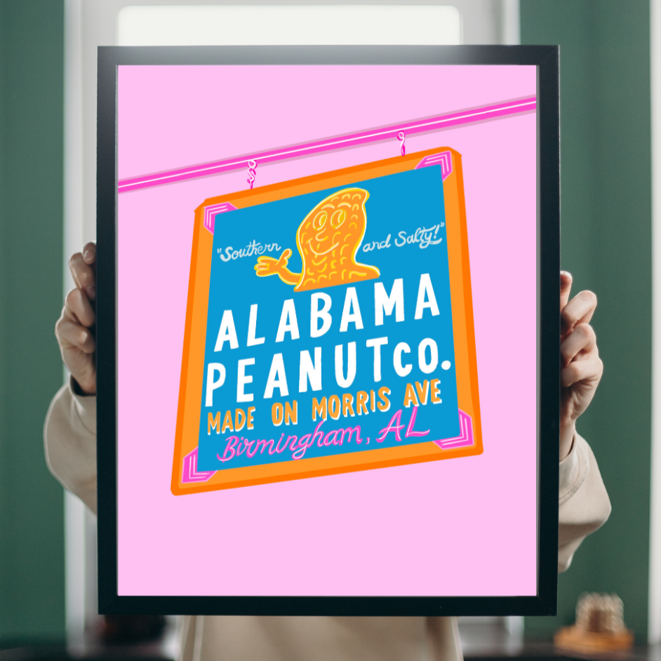 Alabama Peanut Company Art Print