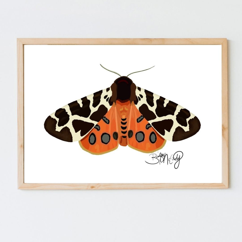 Moth Print "Tiger Moth"