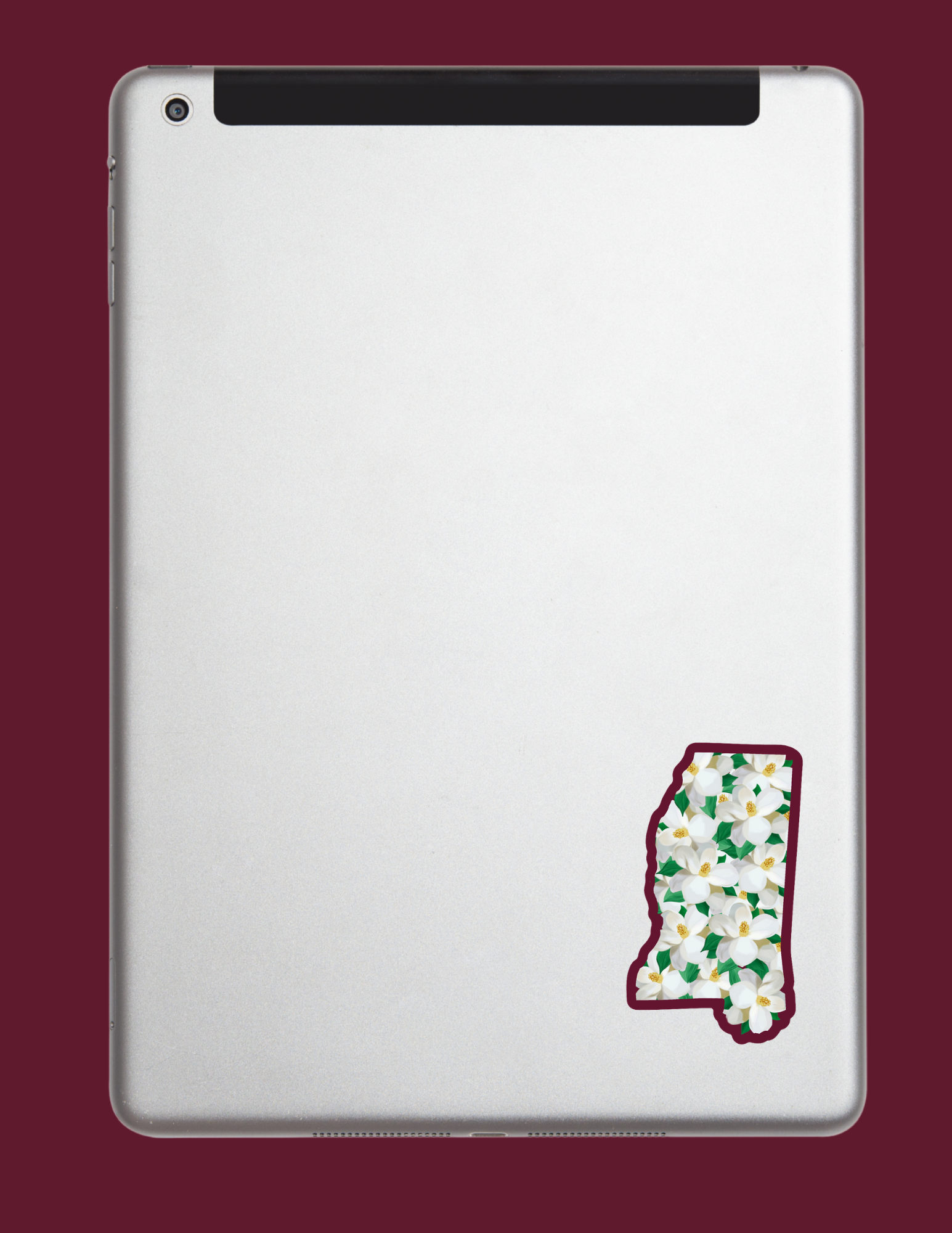 MSU Mississippi State Magnolia Vinyl Sticker