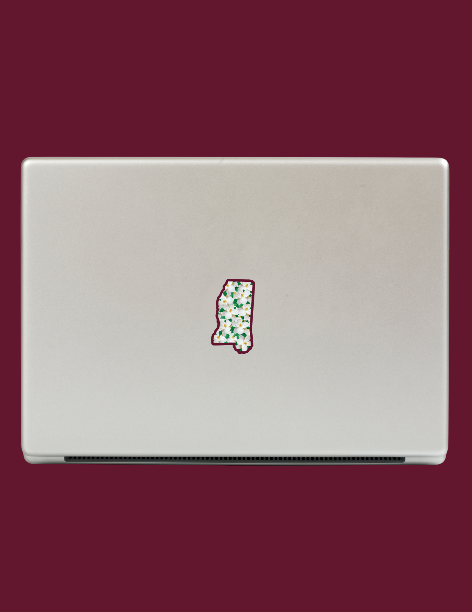 MSU Mississippi State Magnolia Vinyl Sticker