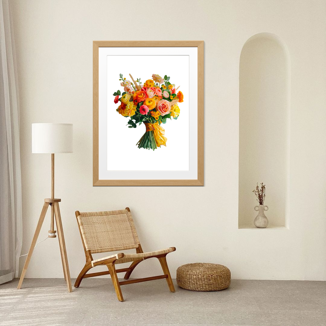 Sweet Caroline Bouquet Art Print