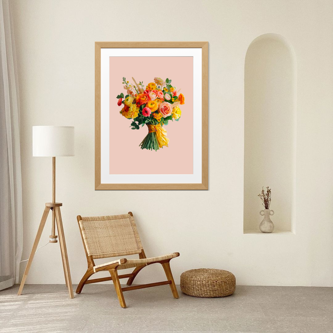 Sweet Caroline Bouquet Art Print