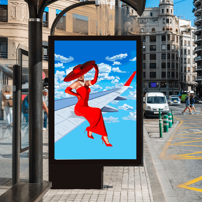 Lady Red: Haute Altitude Art Print
