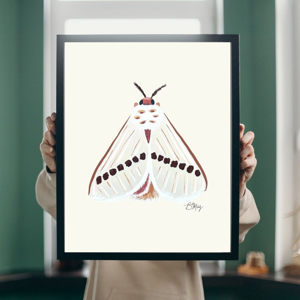 Moth (Blonde Moth) Art Print