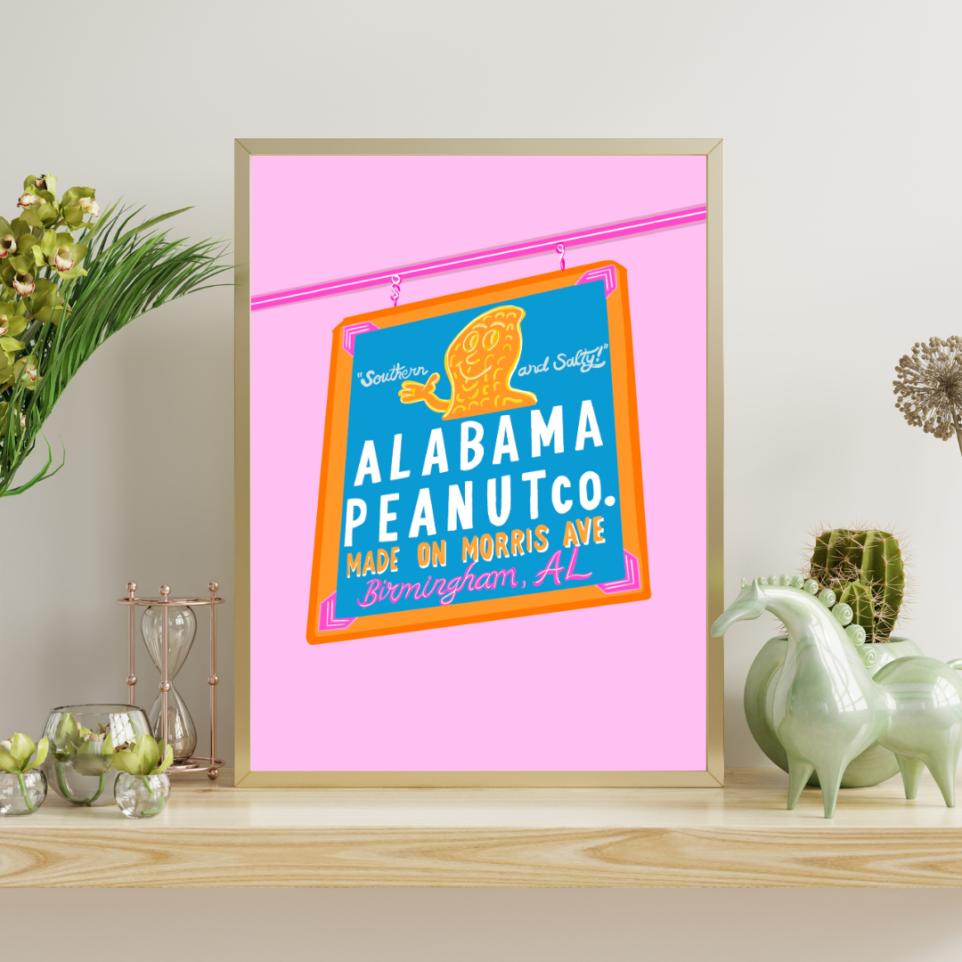 Alabama Peanut Company Art Print