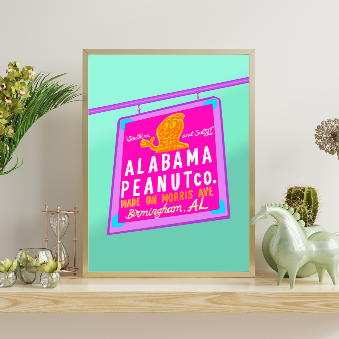 Alabama Peanut Company Art Print