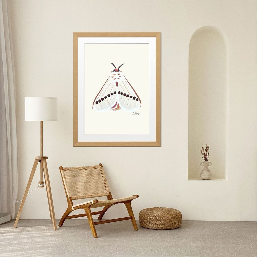 Moth (Blonde Moth) Art Print