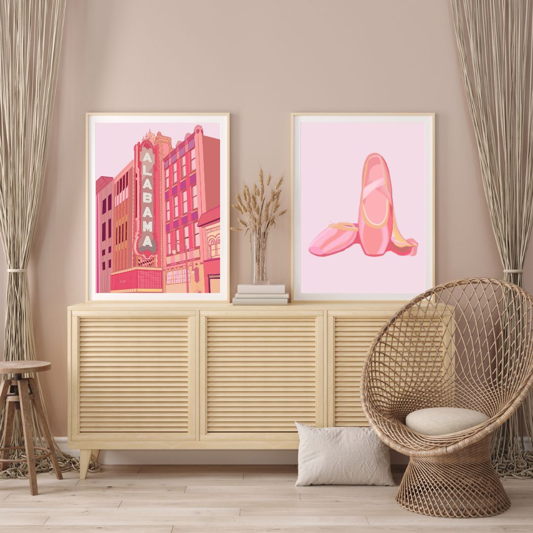 Ballet Shoes Art Print