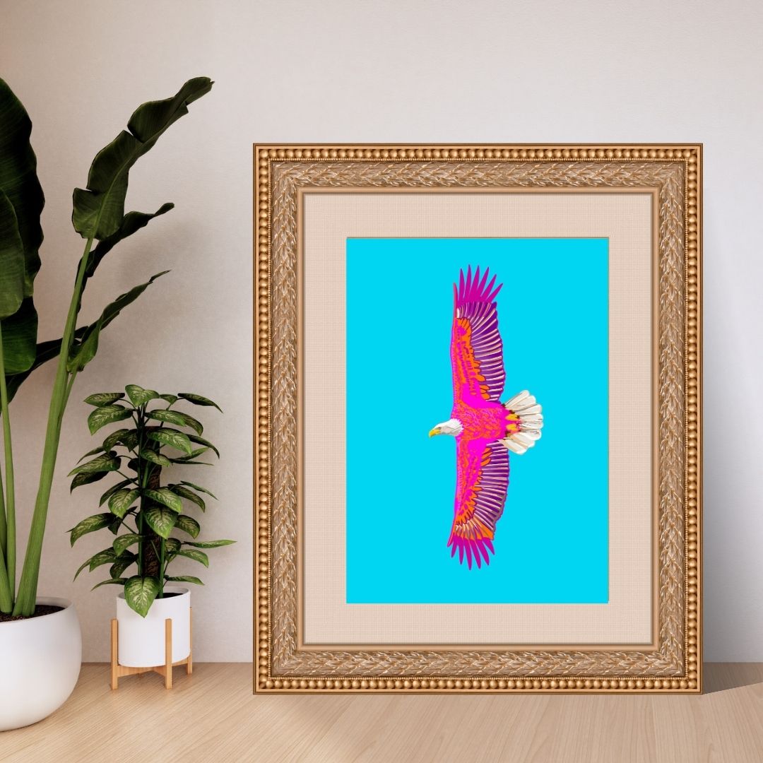 Auburn Eagle Art Print