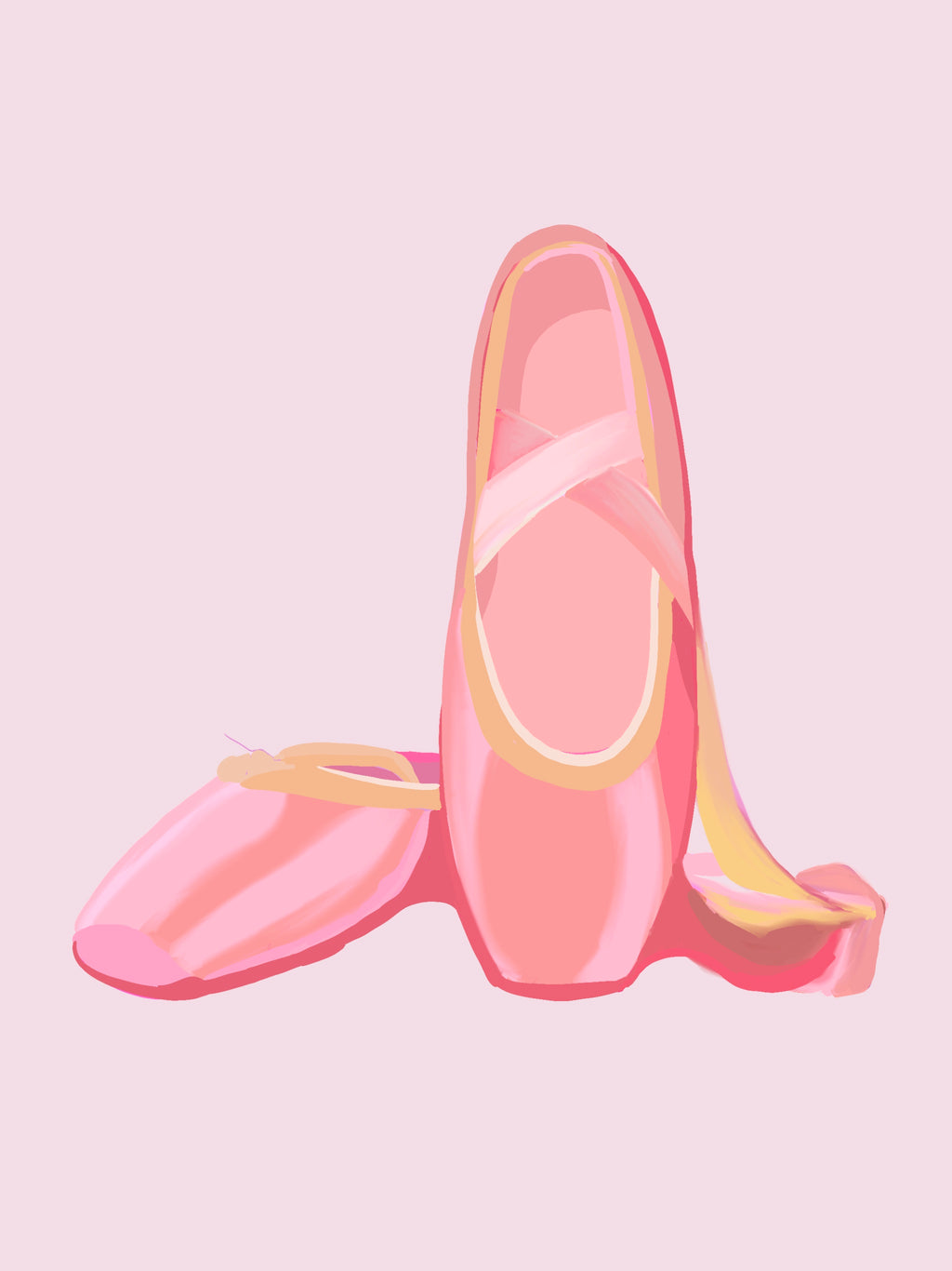 Ballet Shoes Art Print