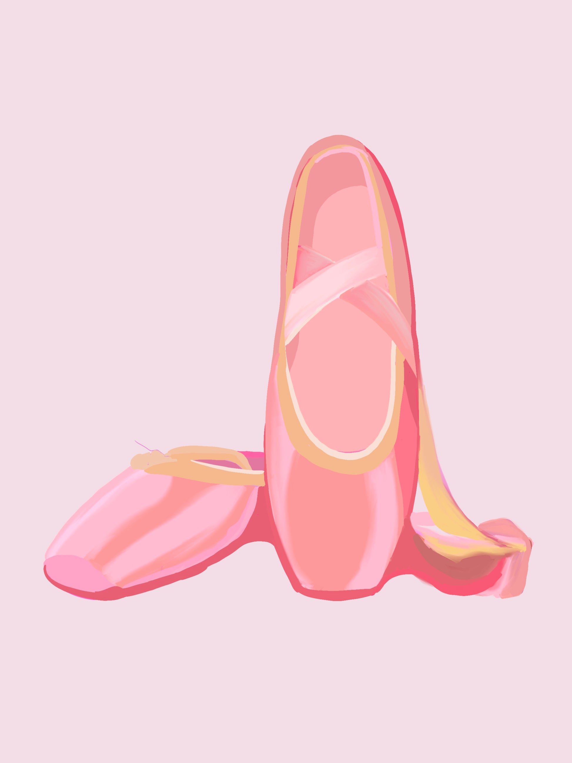 Ballet Shoes Art Print