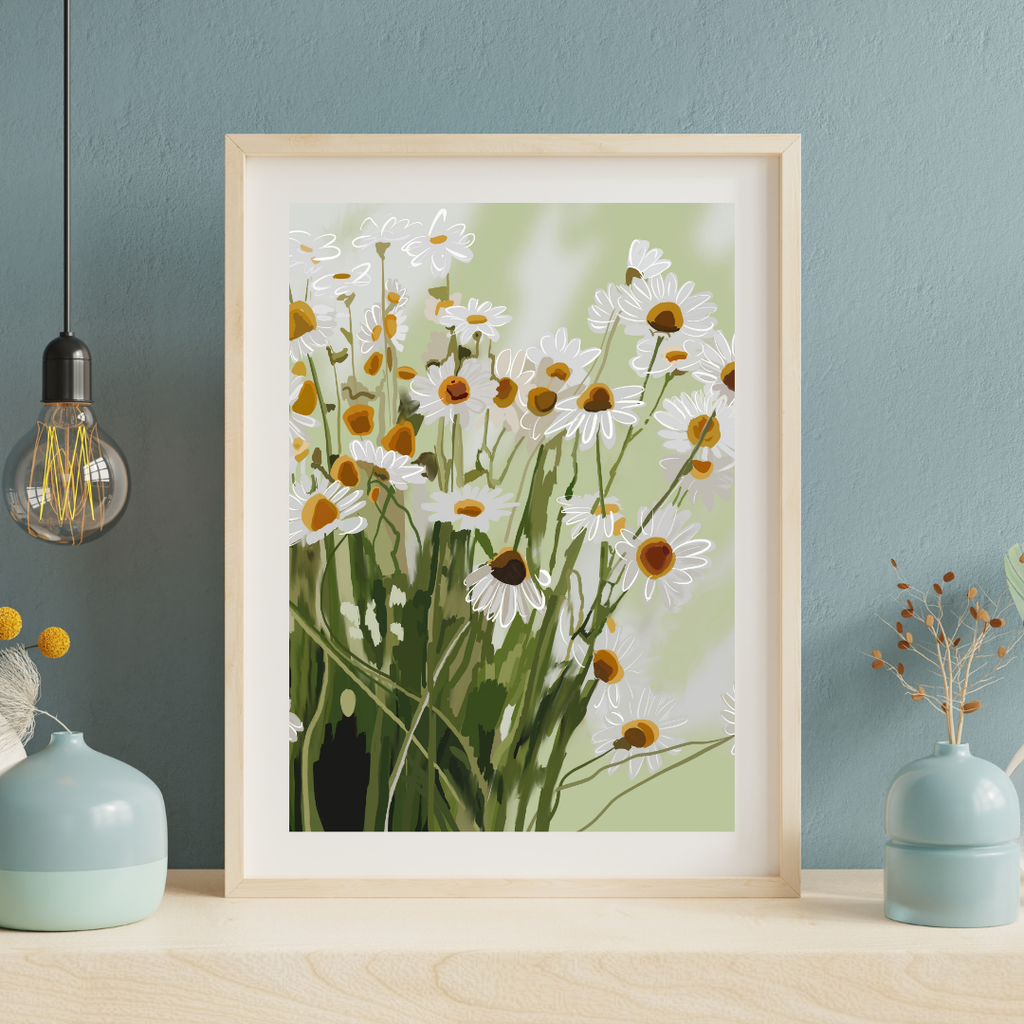 Sweet Daisies Art Print