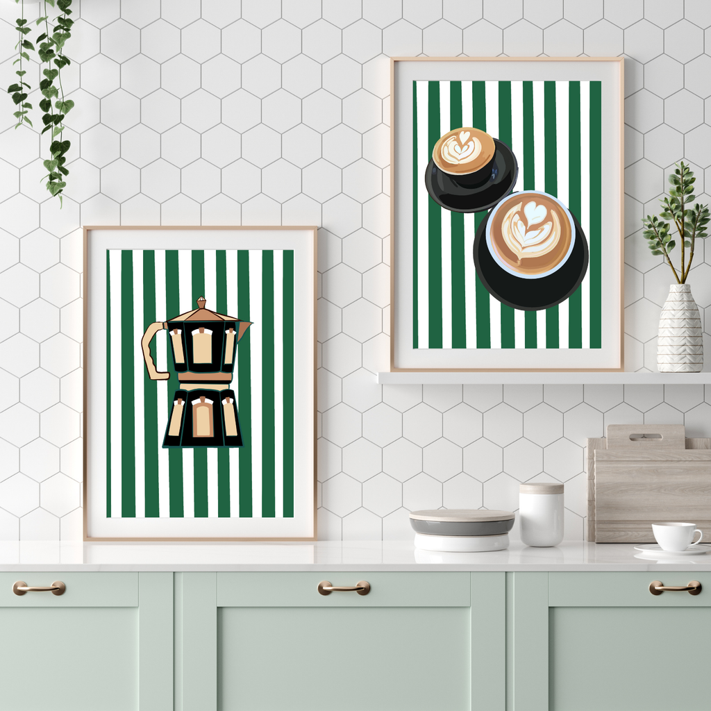 Coffee Club Art Print