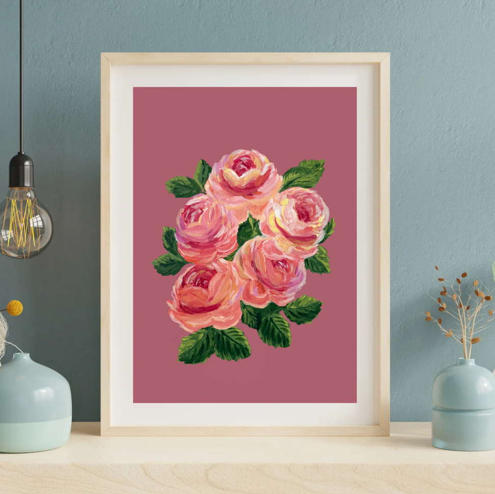 Rosy Reverie Art Print