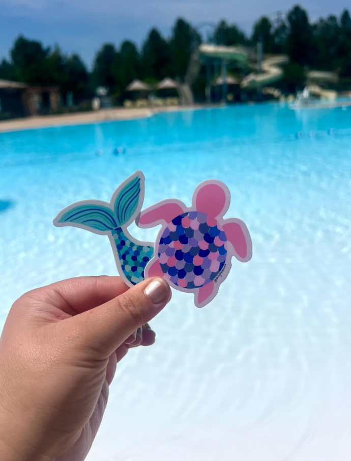 Mermaid Tail Vinyl Sticker