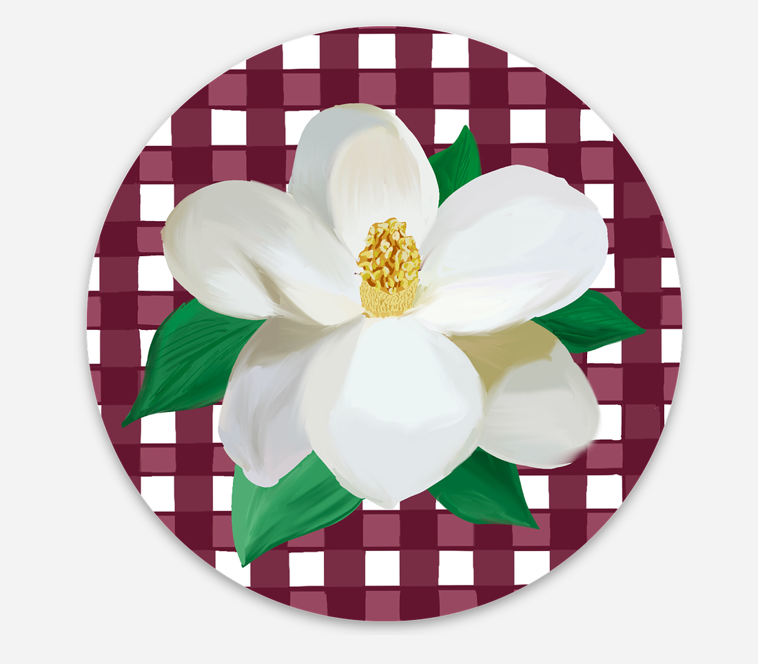 MSU Magnolia Vinyl Sticker