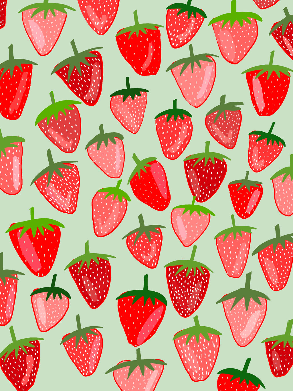 Strawberry Season Art Print