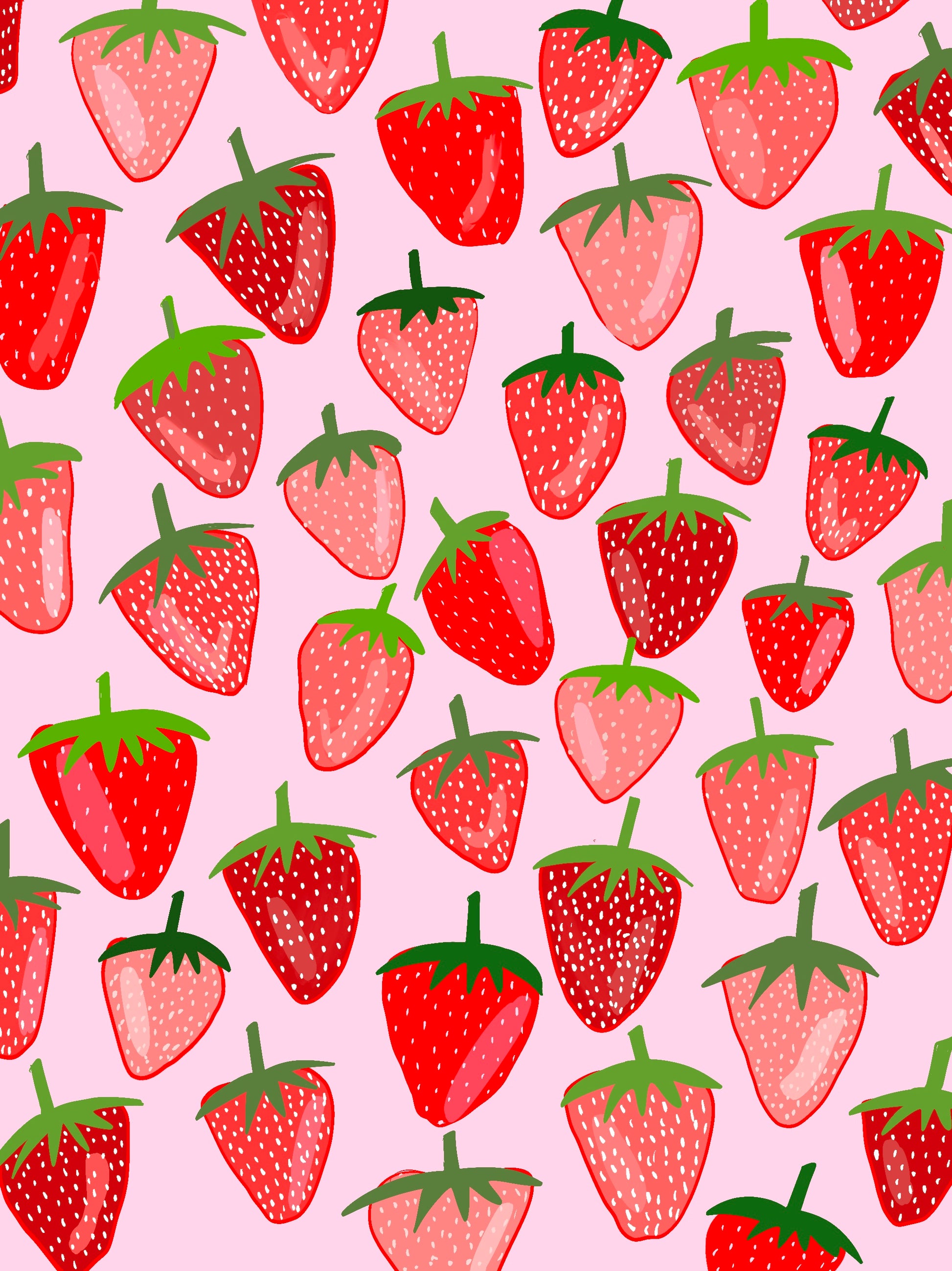 Strawberry Season Art Print