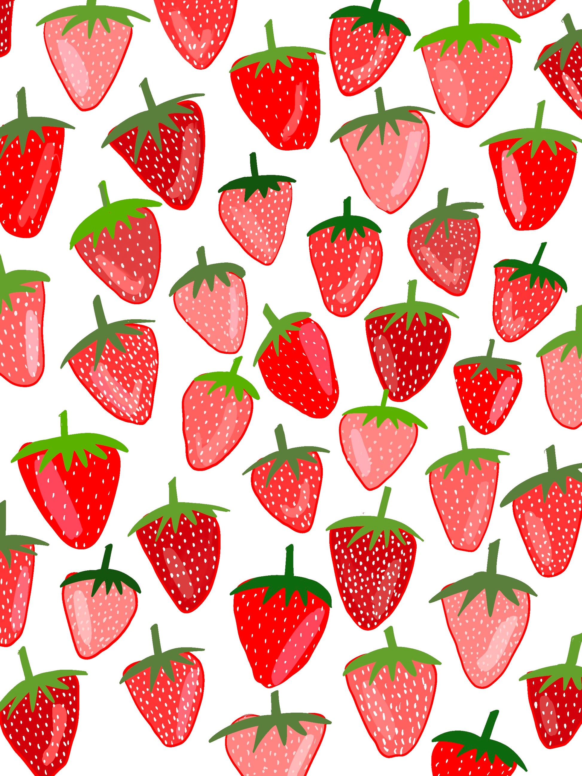 Strawberry Season Art Print