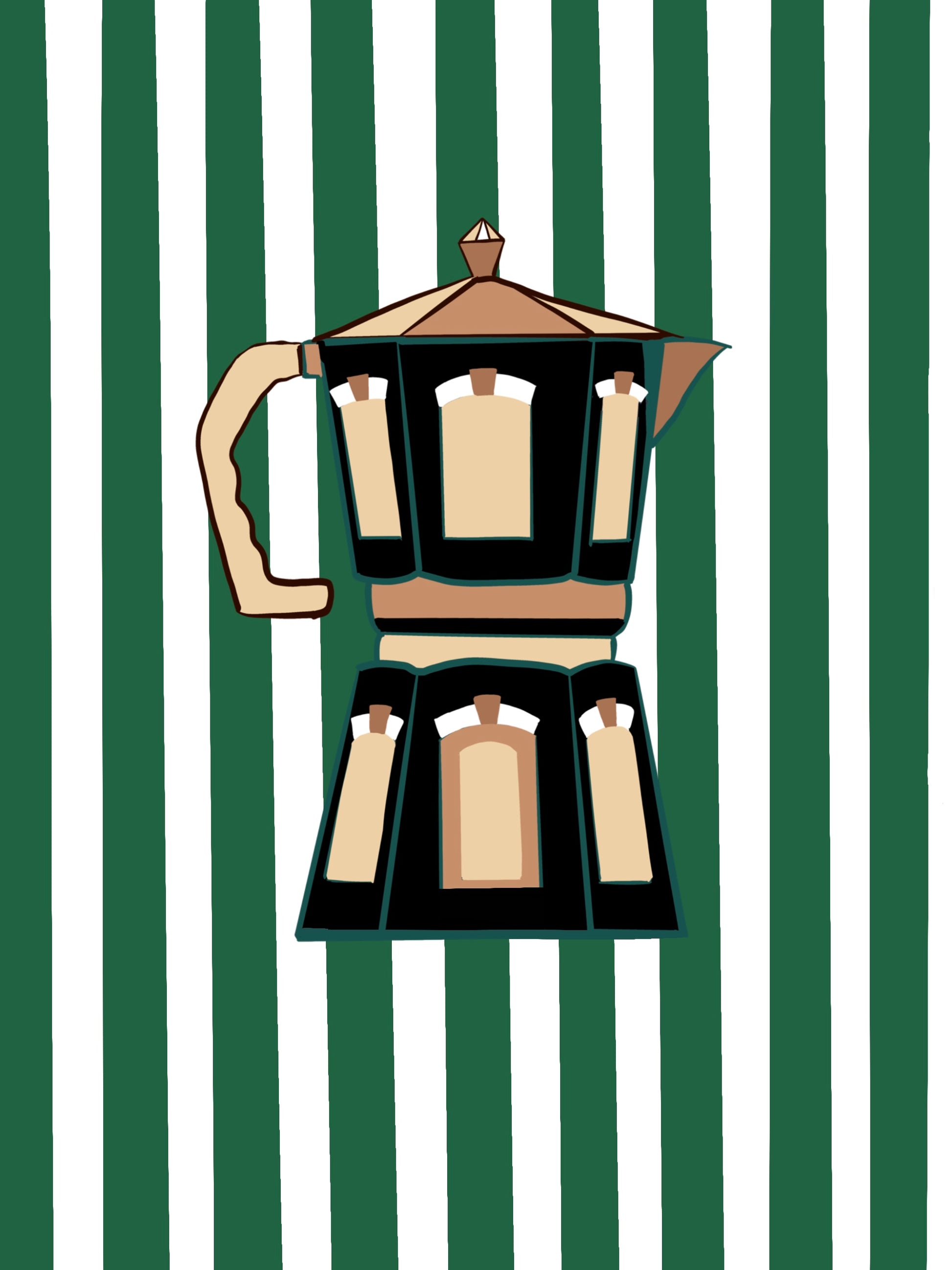 Coffee Club Art Print Espresso