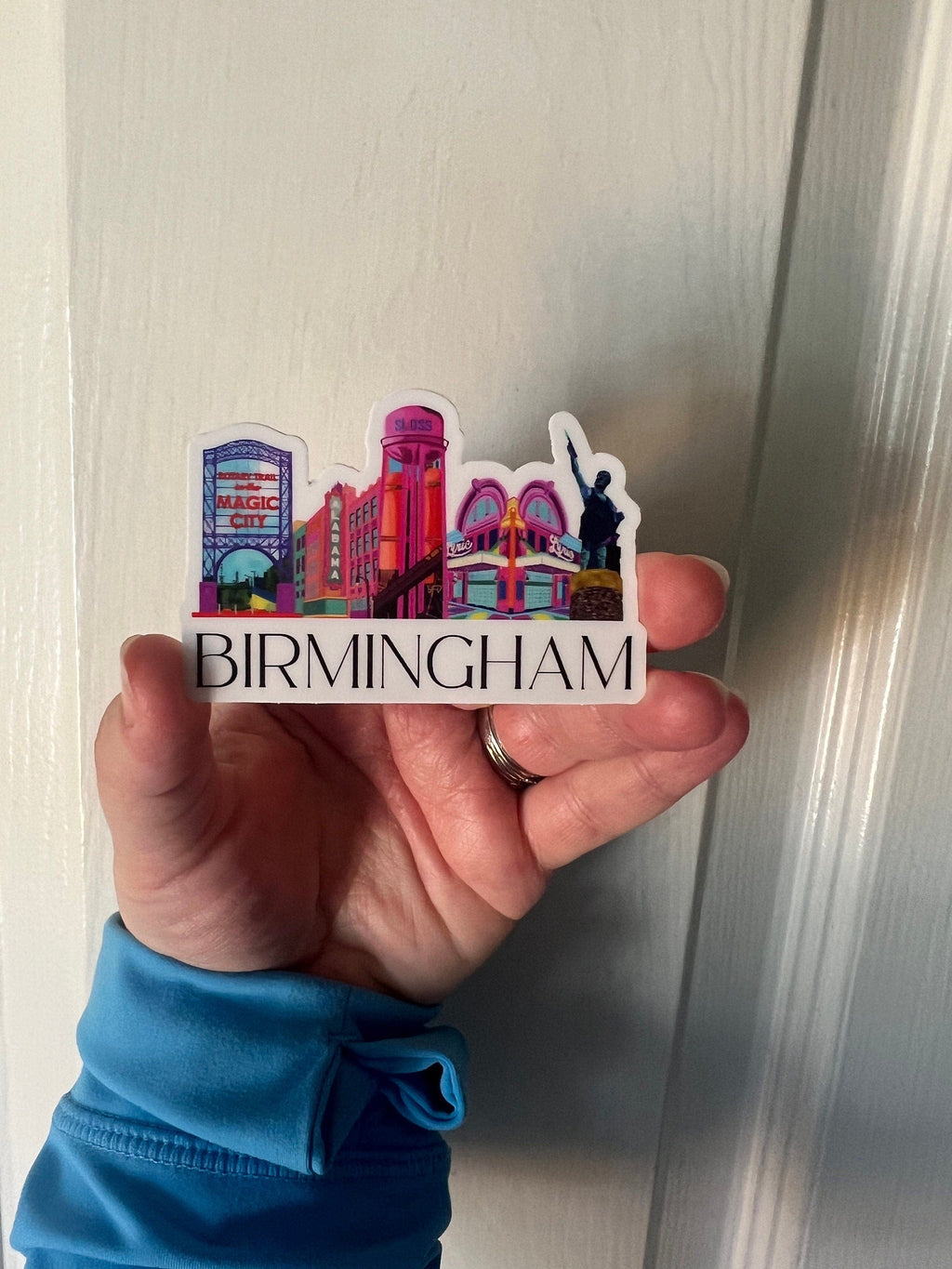 Bailey Made Art Co Birmingham Icons Sticker Large 5.5″ × 3.72" Sticker