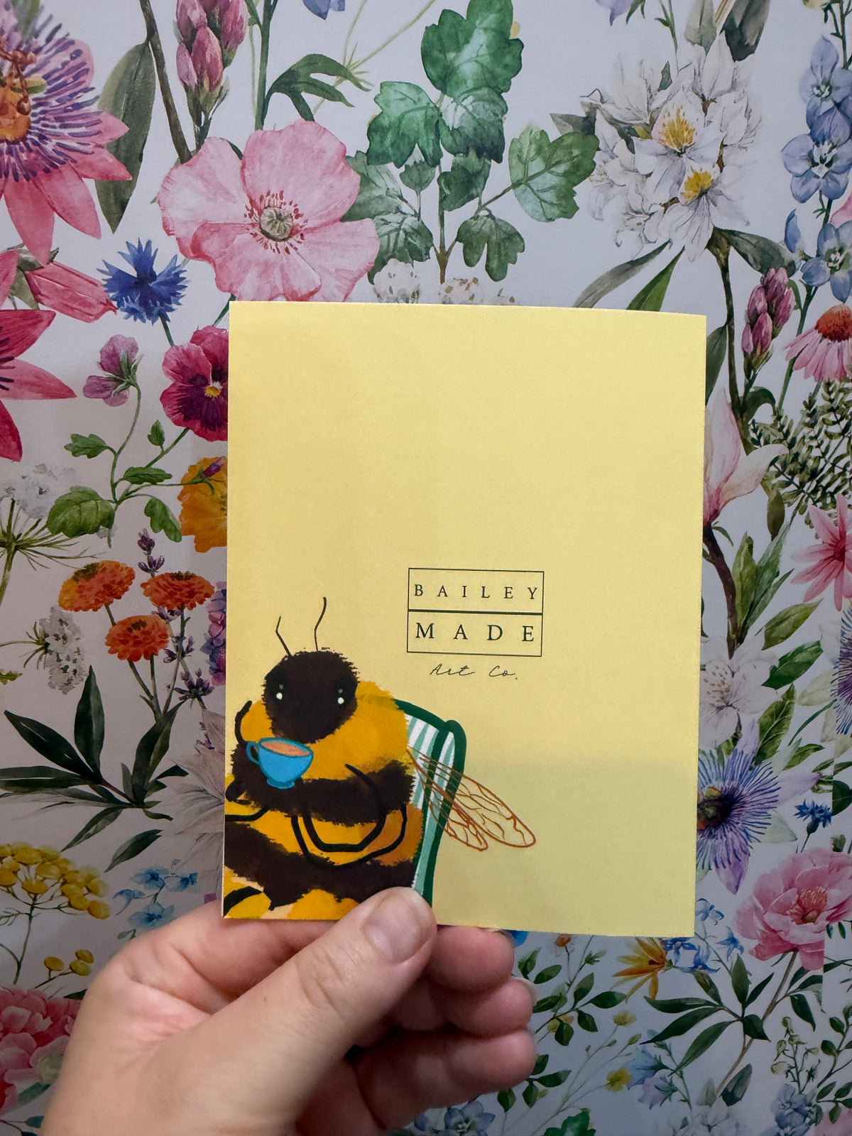 Bailey Made Art Co Bee Notecard Variety Pack: Set of 6 6 card pack Art