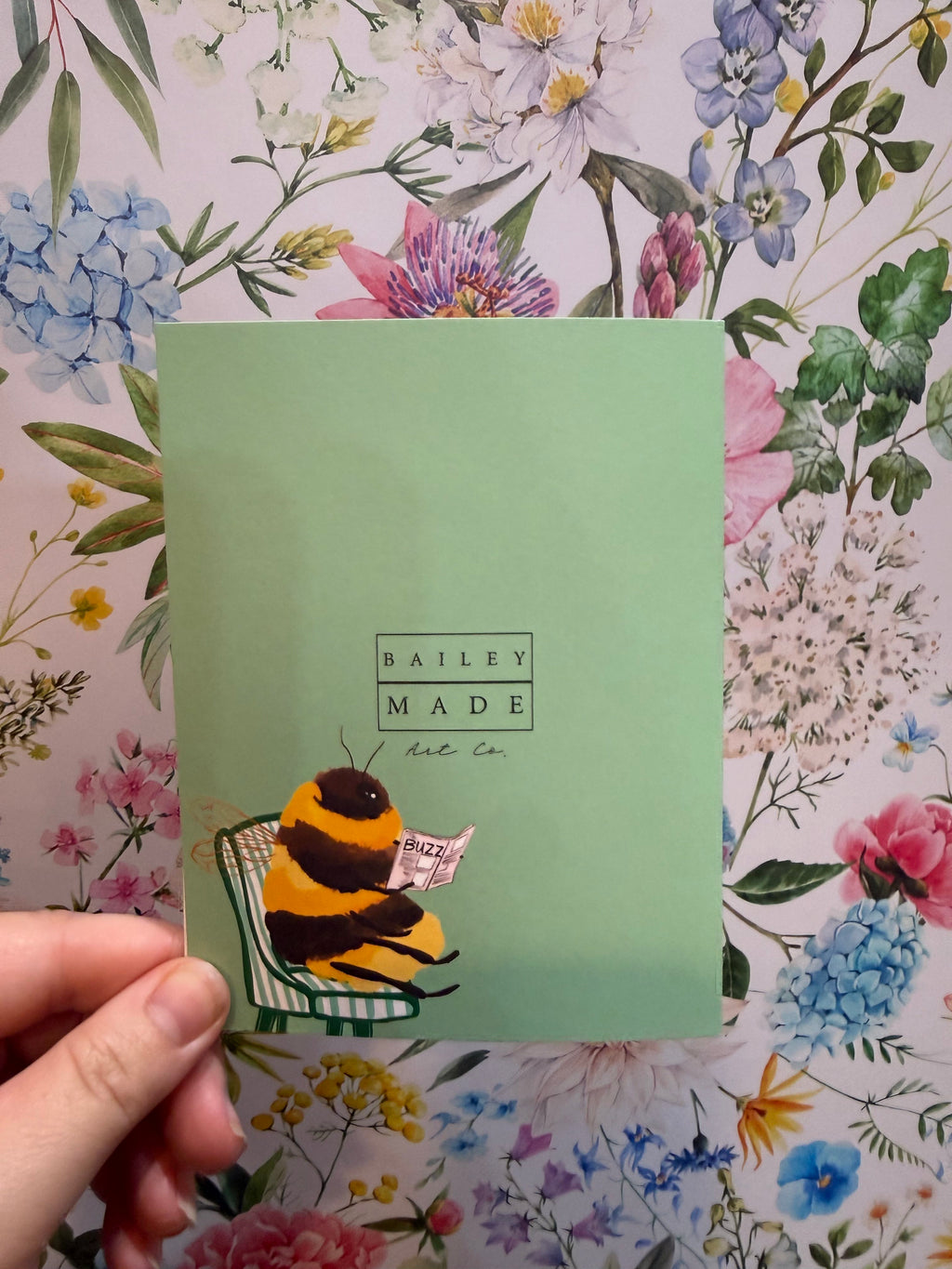 Bailey Made Art Co Bee Notecard Variety Pack: Set of 6 6 card pack Art