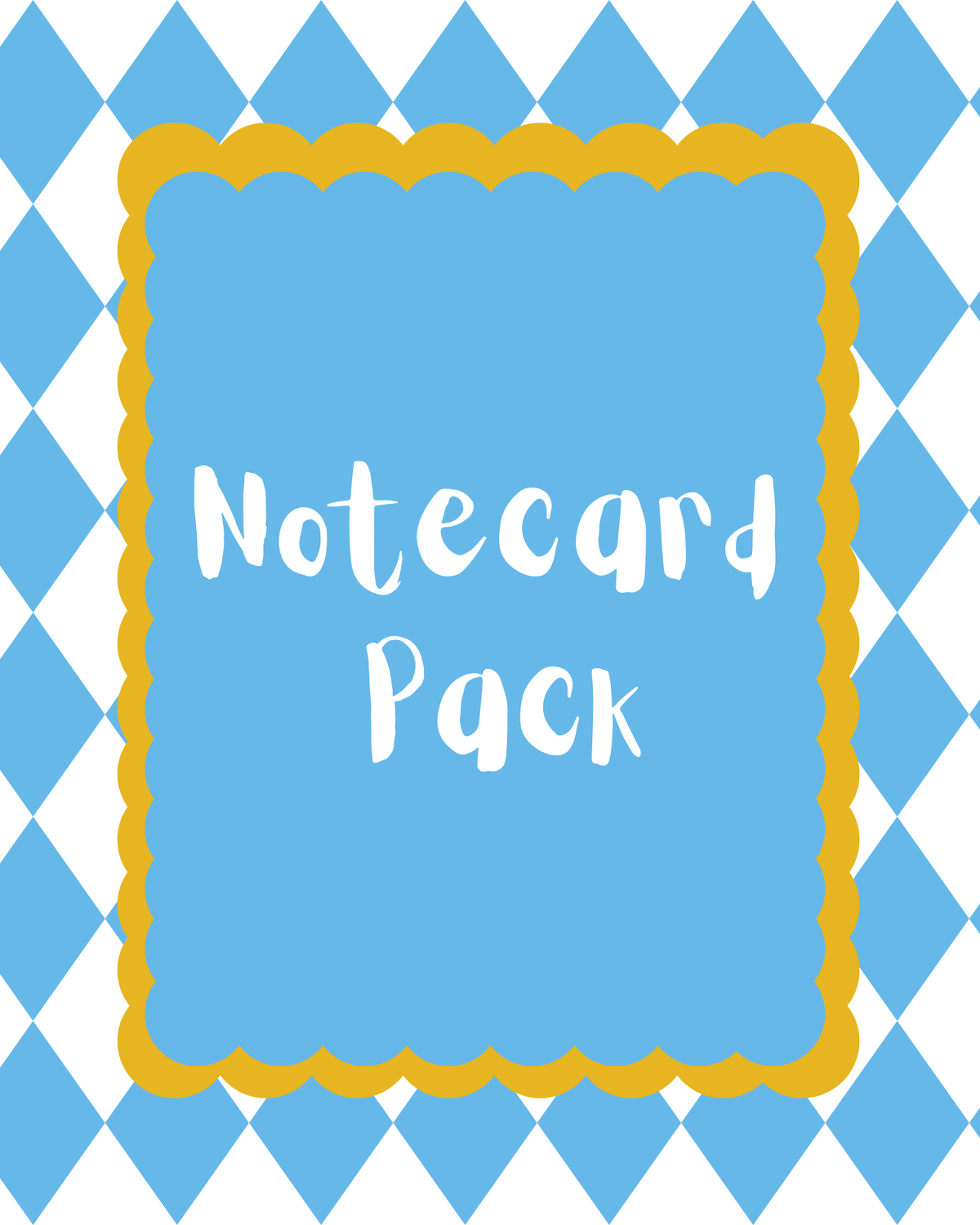 Bailey Made Art Co Notecard Variety Set 6 Pack- $20 6 card pack Art