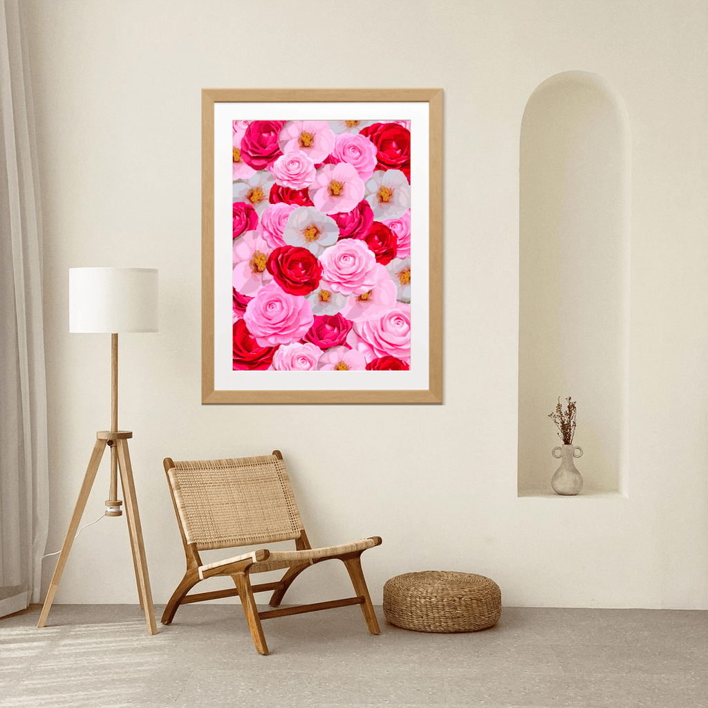 Bailey Made Art Co Alabama Camelias Flower Market Print Art