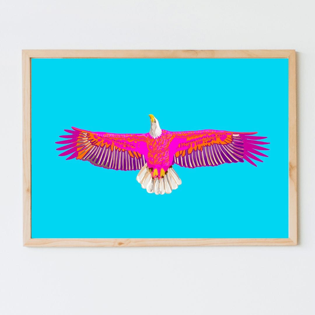 Bailey Made Art Co Auburn Eagle Art Print Art