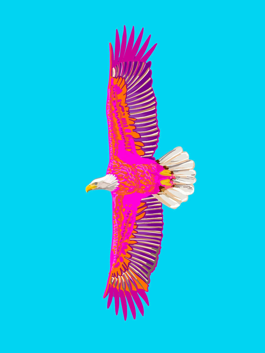 Bailey Made Art Co Auburn Eagle Art Print Art