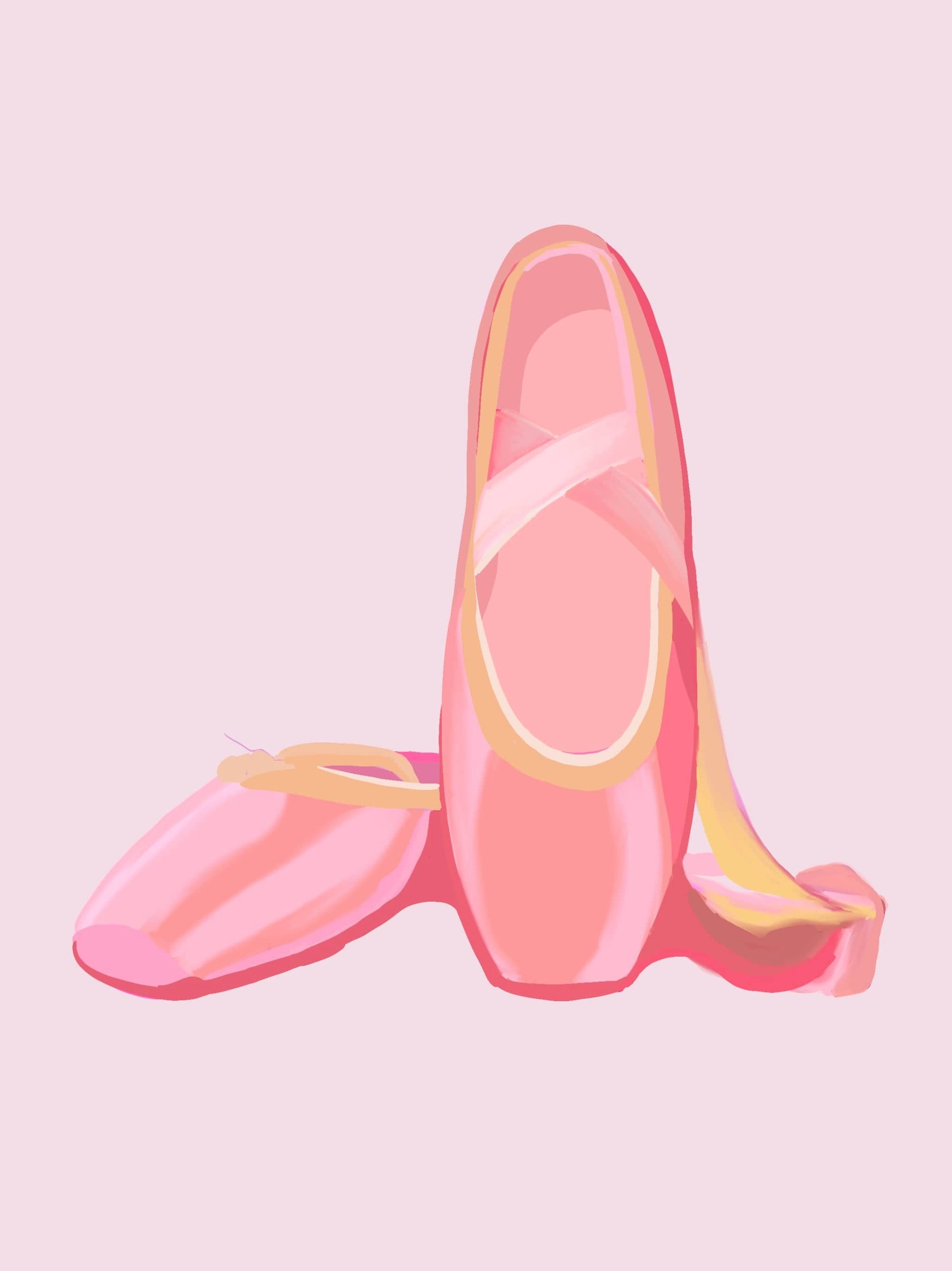 Bailey Made Art Co Ballet Shoes Art Print Art