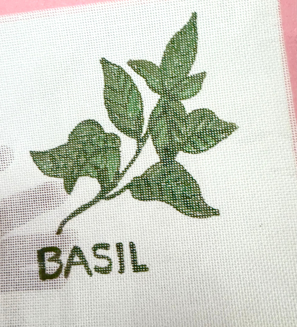 Bailey Made Art Co Basil Needlepoint Canvas Art
