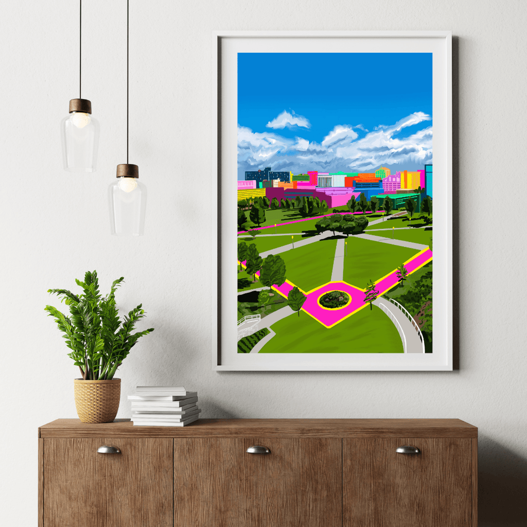 Bailey Made Art Co Birmingham Art Print Art