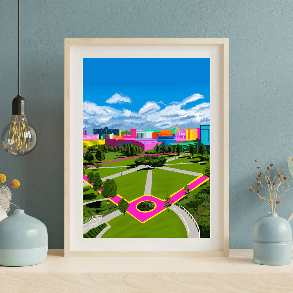 Bailey Made Art Co Birmingham Art Print Art
