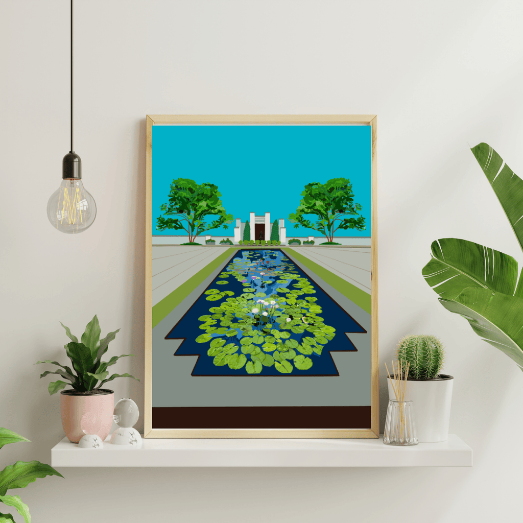 Bailey Made Art Co Birmingham Botanical Gardens Art Print Art