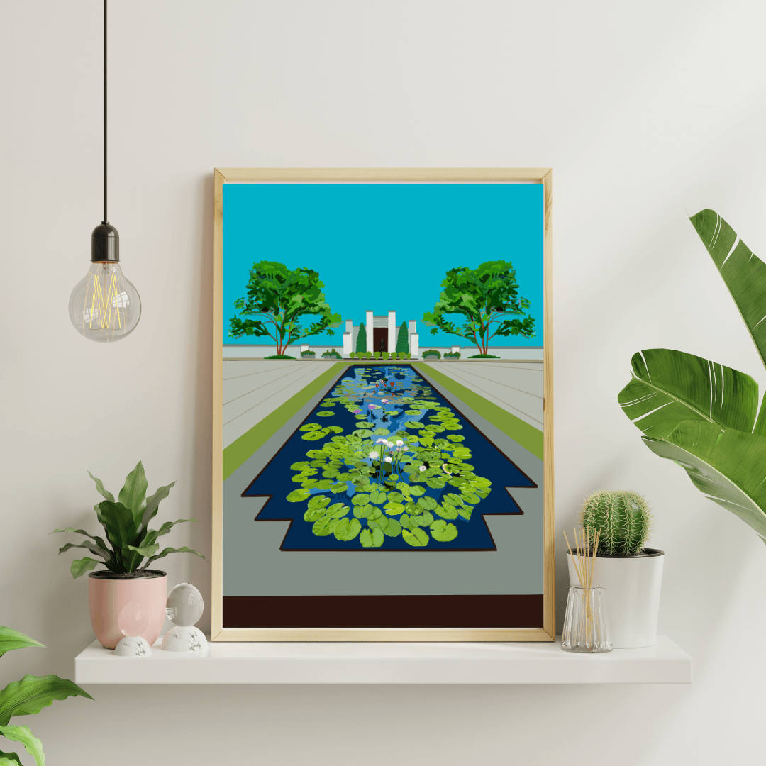 Bailey Made Art Co Birmingham Botanical Gardens Art Print Art