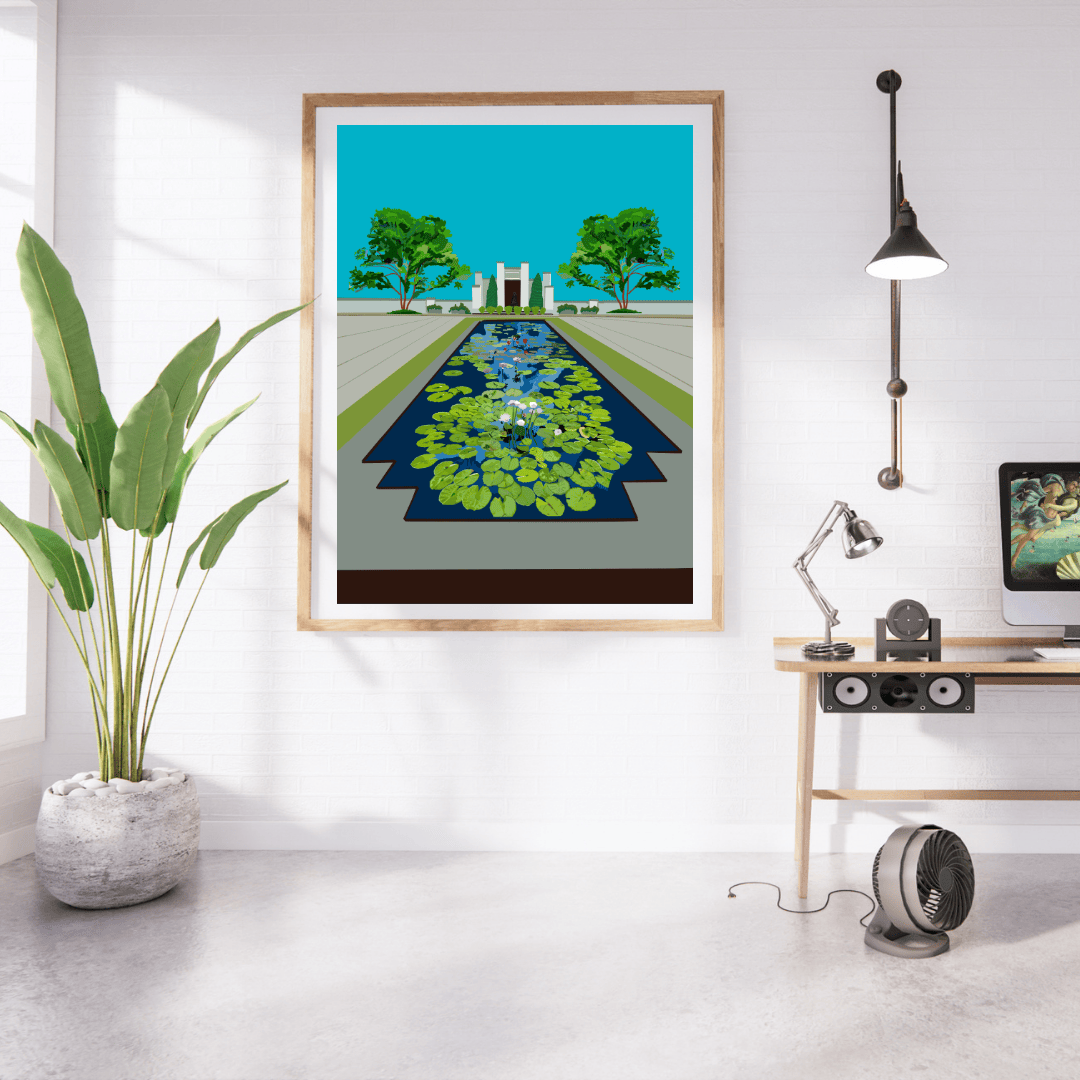 Bailey Made Art Co Birmingham Botanical Gardens Art Print Art