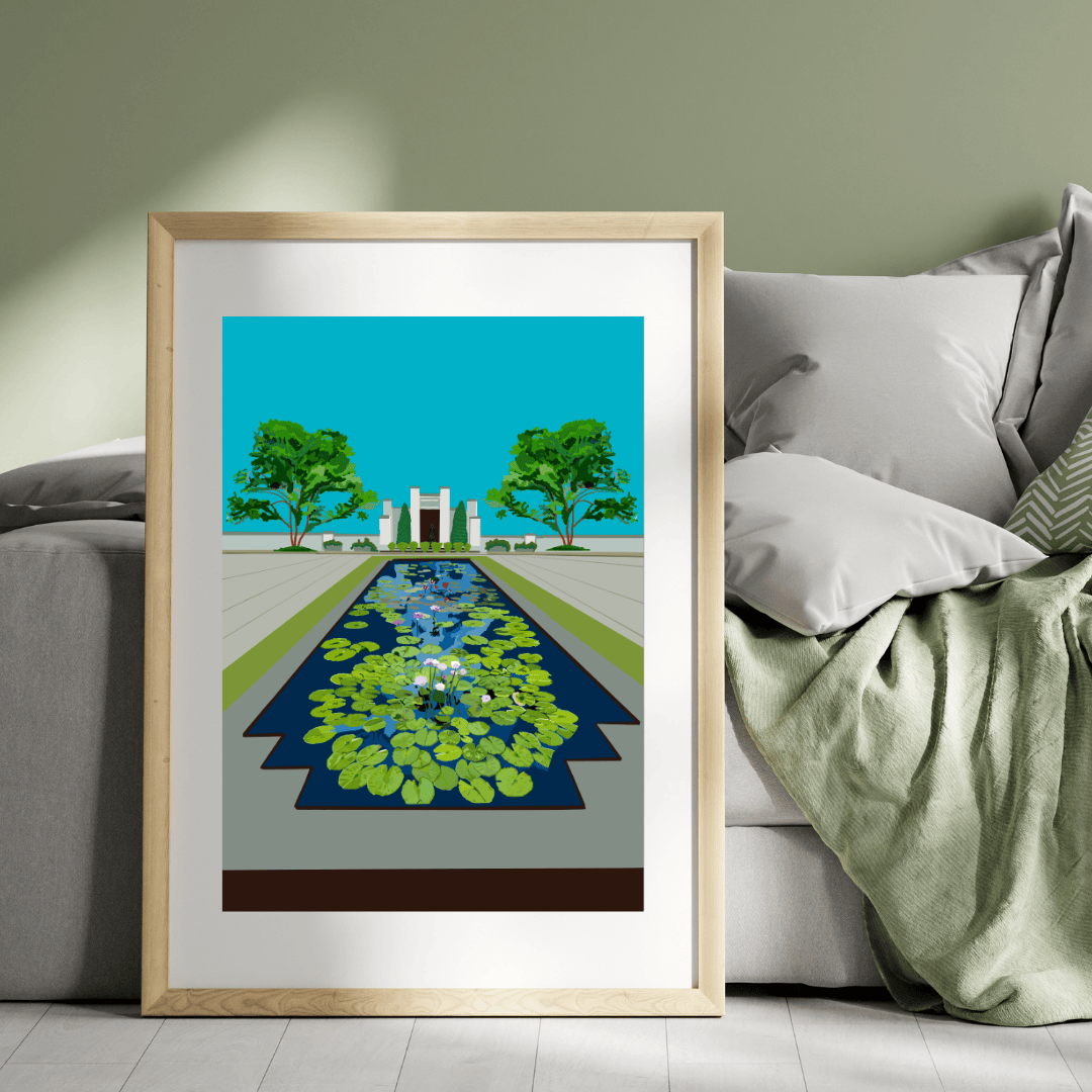 Bailey Made Art Co Birmingham Botanical Gardens Art Print Art