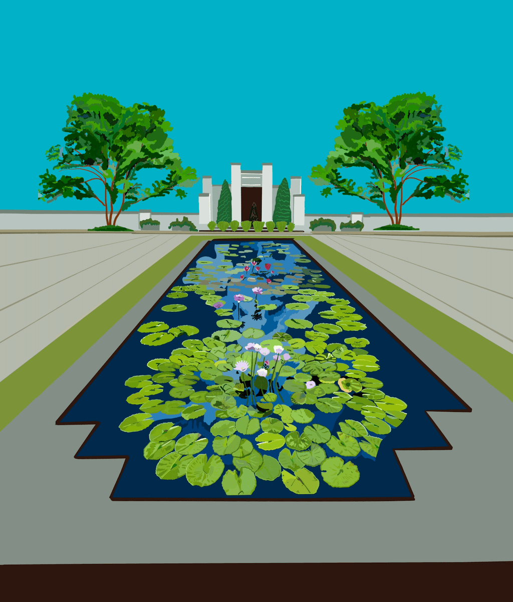 Bailey Made Art Co Birmingham Botanical Gardens Art Print Art