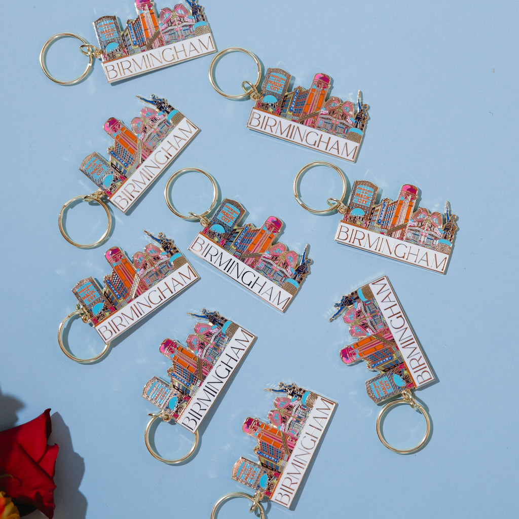 Bailey Made Art Co Birmingham Icons Keychain Keychain