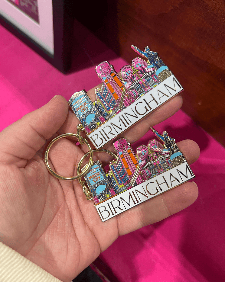 Bailey Made Art Co Birmingham Icons Keychain Keychain