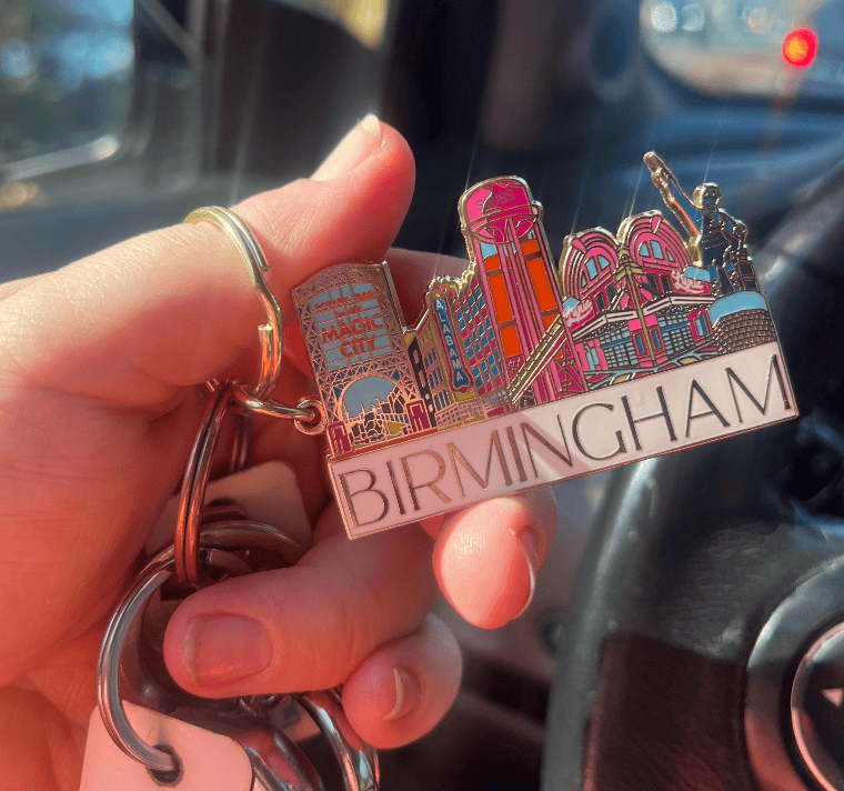 Bailey Made Art Co Birmingham Icons Keychain Keychain
