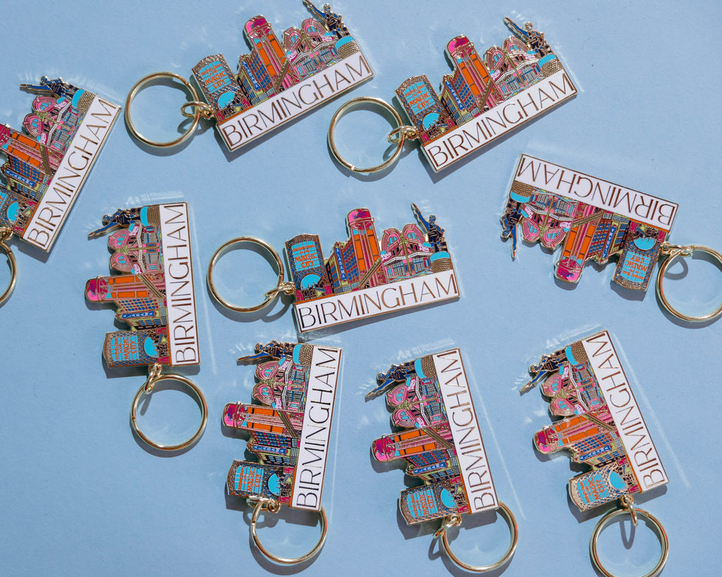 Bailey Made Art Co Birmingham Icons Keychain Keychain
