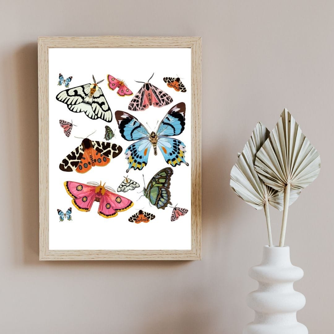 Bailey Made Art Co Butterfly Elegance Art Print Art
