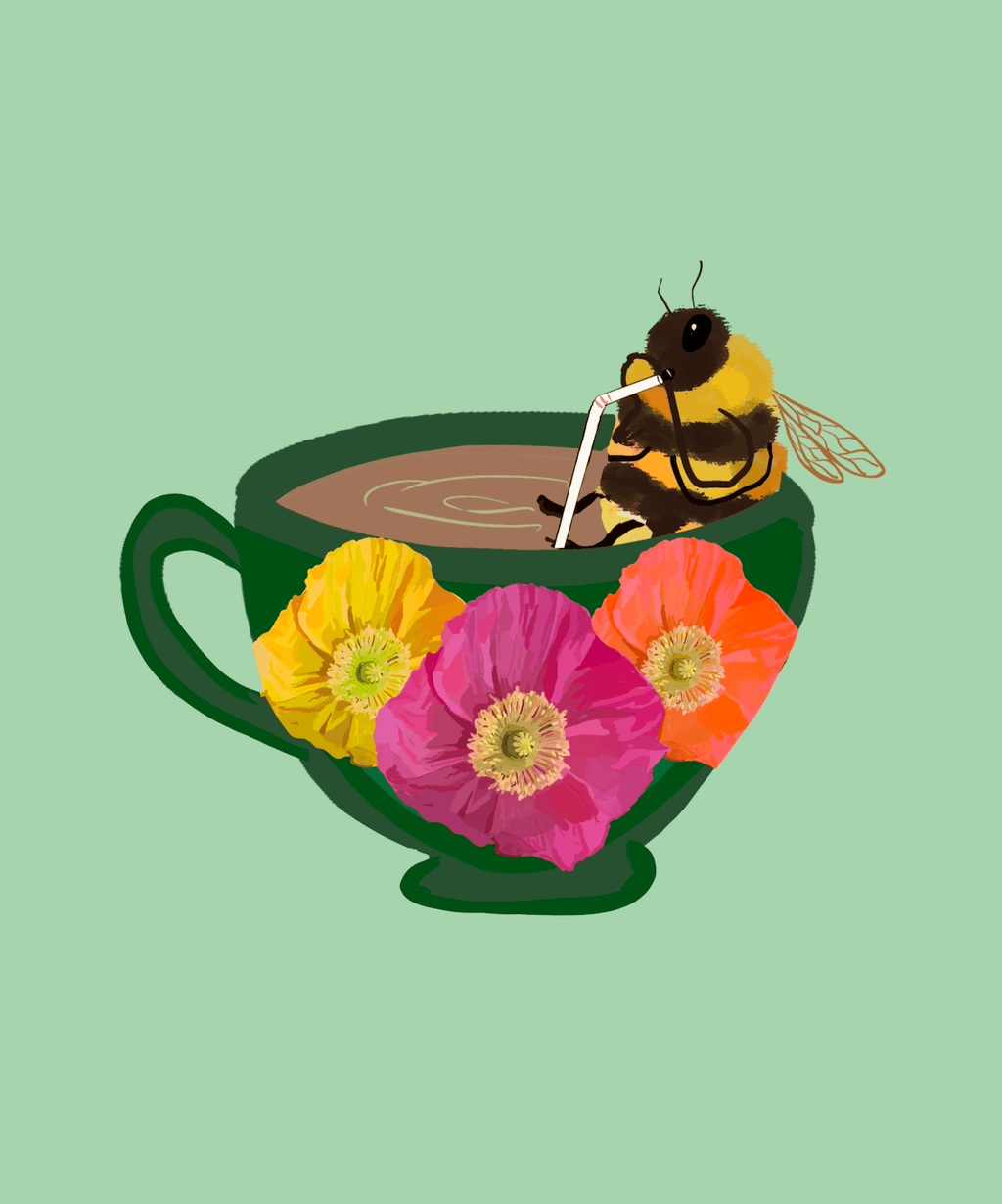 Bailey Made Art Co Caffeine Buzz Art Print Art